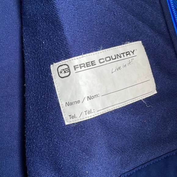 Free Country Kids rain jacket size M (7-8) blue - Picture 5 of 7